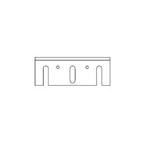 6x Hobelmesser für Skil 82x29x3mm Typ 96H